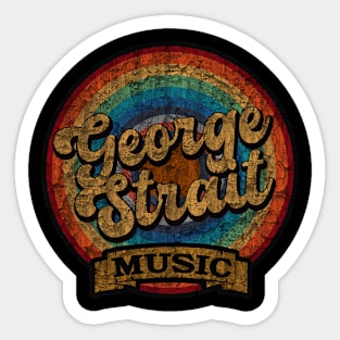 Vintage George Strait #7 //Design On tshirt for to all Sticker